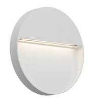 Knightsbridge 4W LED Round Wall /Guide light (White)
